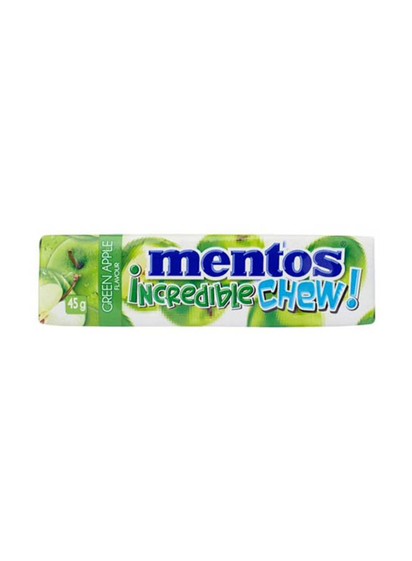 Mentos Incredible Chew Green Apple, 45g