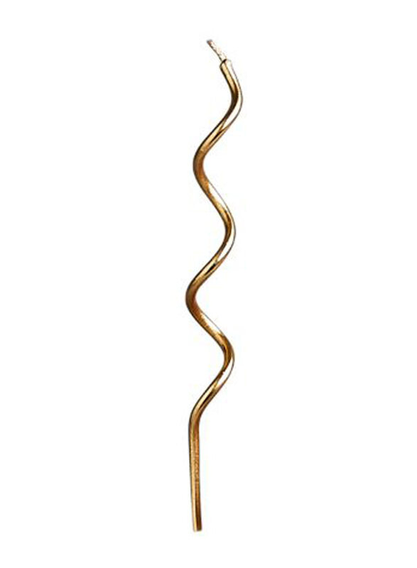 

Hootyballoo Curly Candles, 12 Pack, Gold