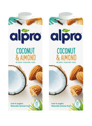 Alpro Coconut Almond Drink, 2 Pack X 1Litre