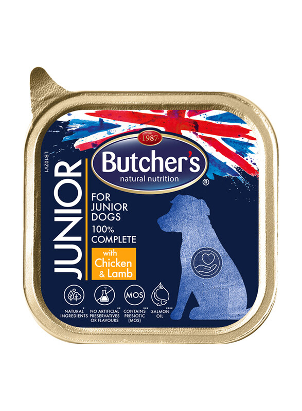 

Butcher's Junior with Chicken & Lamb Pate Dog Wet Food, 150g