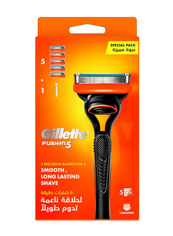 

Gillette Fusion Handle with 5 Blades, 6 Pieces