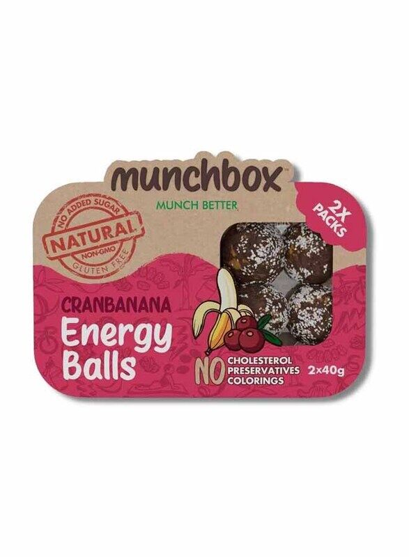 

Munchbox Energy Balls Cranbanana, 80g