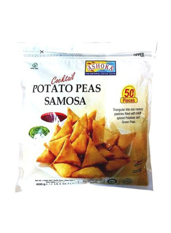 

Ashoka Cocktail Potato Peas Samosa, 400g