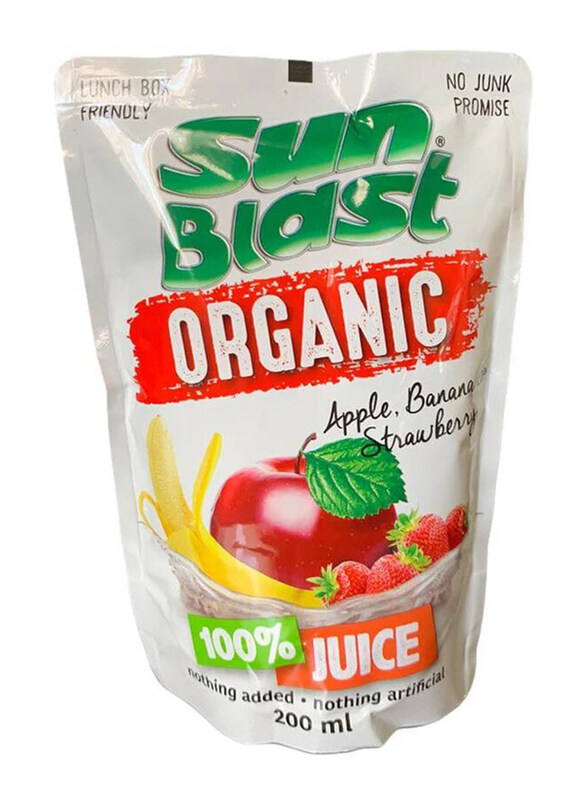 

Sunblast Organic Apple, Banana & Strawberry Juice, 200ml