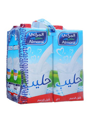 Al Marai Low Fat Uht Milk, 4 x 1 Liter