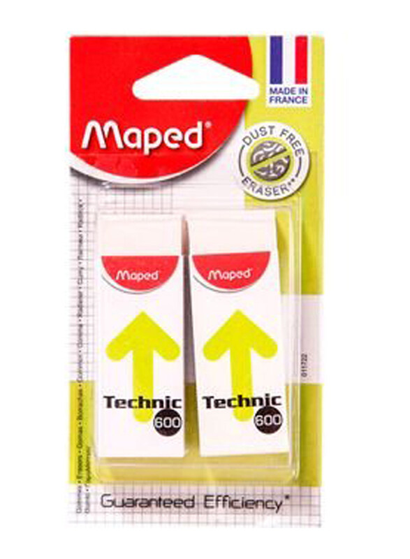 

Maped 2-Piece Technic Erasers, White