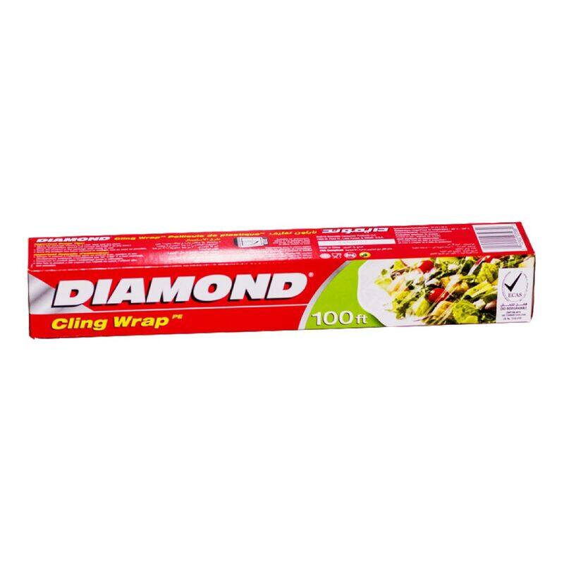 

Diamond Bio Cling Wrap, 24cm, 100sq.ft