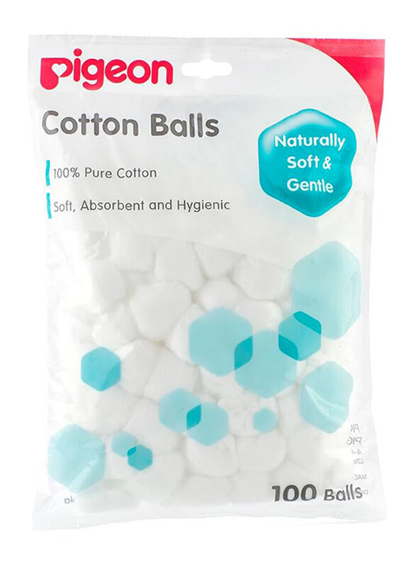 

Pigeon Naturally Soft & Gentle Cotton Balls, 100 Pieces, Set