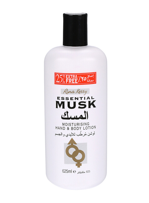 

Rina Ketty Essential Musk Moisturising Hand & Body Lotion, 625ml