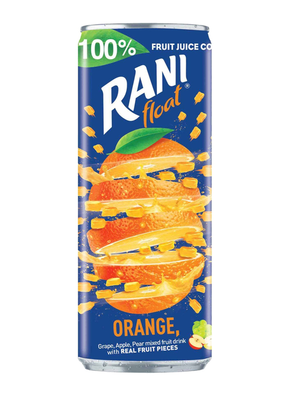 Rani Float Orange No Added Sugar Fruit Drink, 240ml