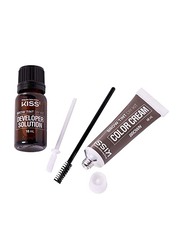 Kiss Brow Tint Diy Kit, Brown