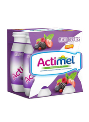 Actimel Mixed Berries Dairy Drink, 4 Bottles x 93ml