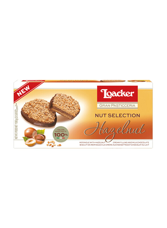 

Loacker Nut Selection Hazelnut Biscuit, 100g