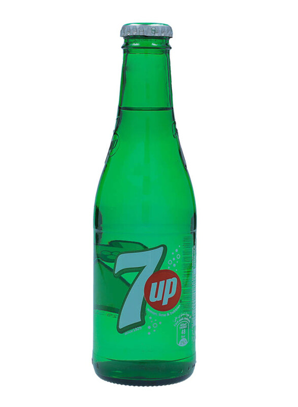 

7Up Lime Carbonated Soft Drink Glass Bottle, 250ml