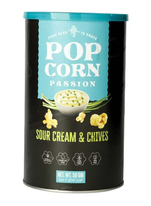 

Popcorn Passion Sour Cream & Chives Popcorn, 50g