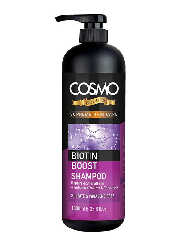 

Cosmo Biotin Boost Shampoo for All Hair Types, 1000ml