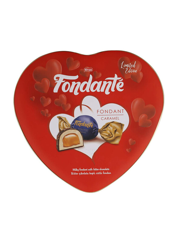 

Elvan Red Heart Fondante Caramel Chocolate, 300g