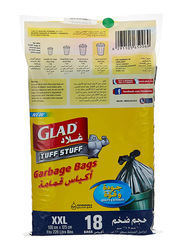 Glad Tuff Stuff Garbage Bag, XXL, 18 Bags