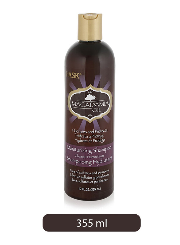 

Hask Macadamia Oil Moisturizing Shampoo for Dry Hair, 355ml