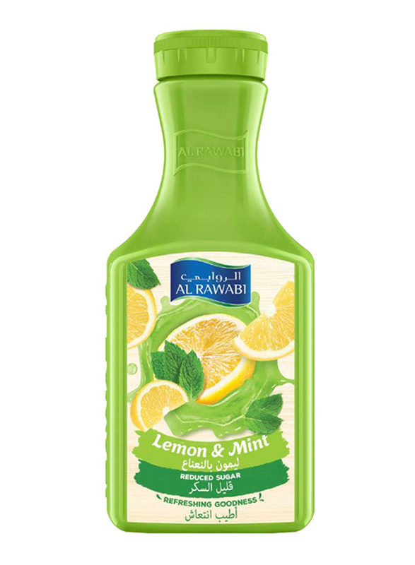 Al Rawabi Reduced Sugar Lemon and Mint Juice, 800ml