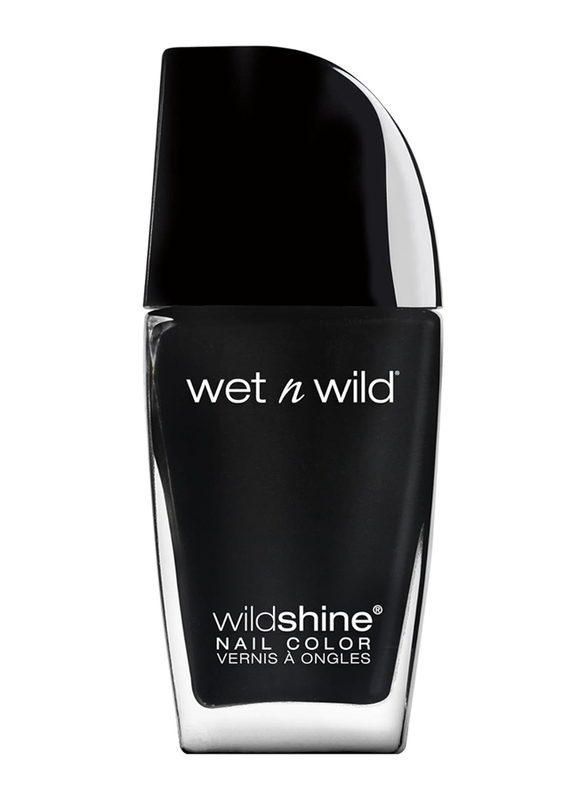 Wet N Wild Shine Nail Colour, Black Crme, Black