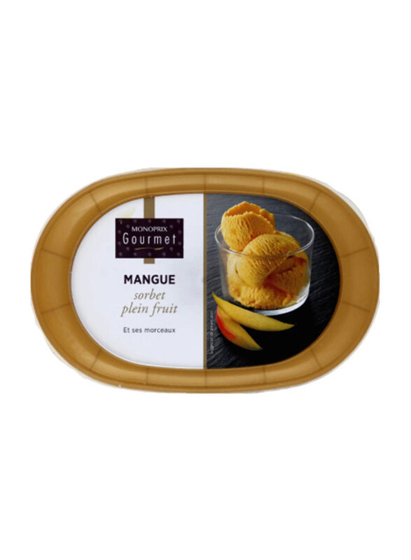 

Monoprix Gourmet Full Fruit Sorbet Mango, 336g