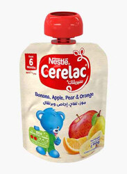 Nestle Cerelac Banana, Orange Apple and Pear Puree, 90g