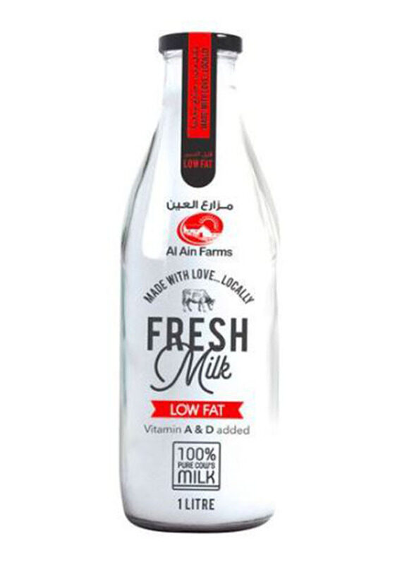 

Al Ain Fresh Milk Full Cream Glass Bottle, 1 Liter