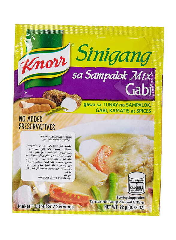 

Knorr Original Sinigang Sa Sampalak Mix Soup, 22g