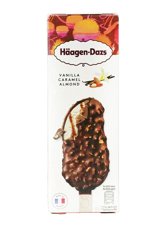 

Haagen-Dazs Vanilla Caramel Almond Stick Ice Cream, 80ml