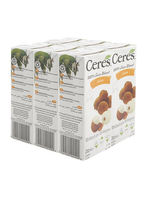 

Ceres Litchi Juice, 6 x 200ml