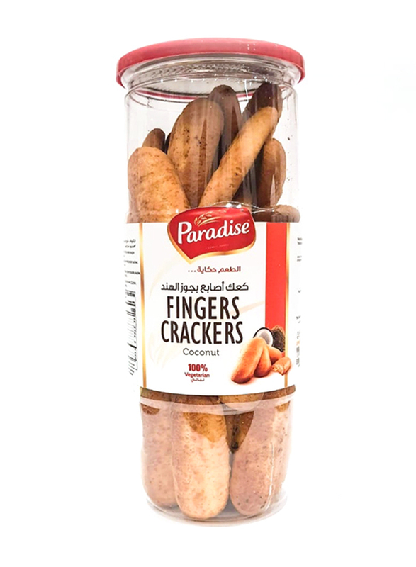 Paradise Fingers Crackers Coconut, 350g