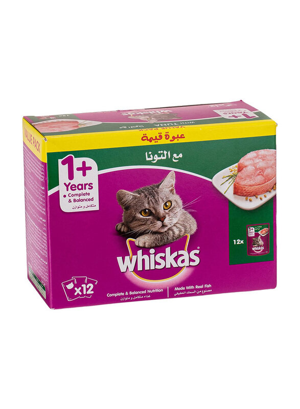 

Whiskas Tuna In Jelly for Cats, 12 x 80g