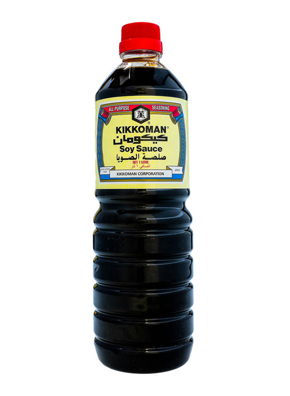Kikkoman Soy Sauce Pet Bottle, 1 Liter