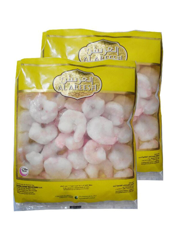 

Al Areesh XL Shrimps, 2 Pack x 1Kg