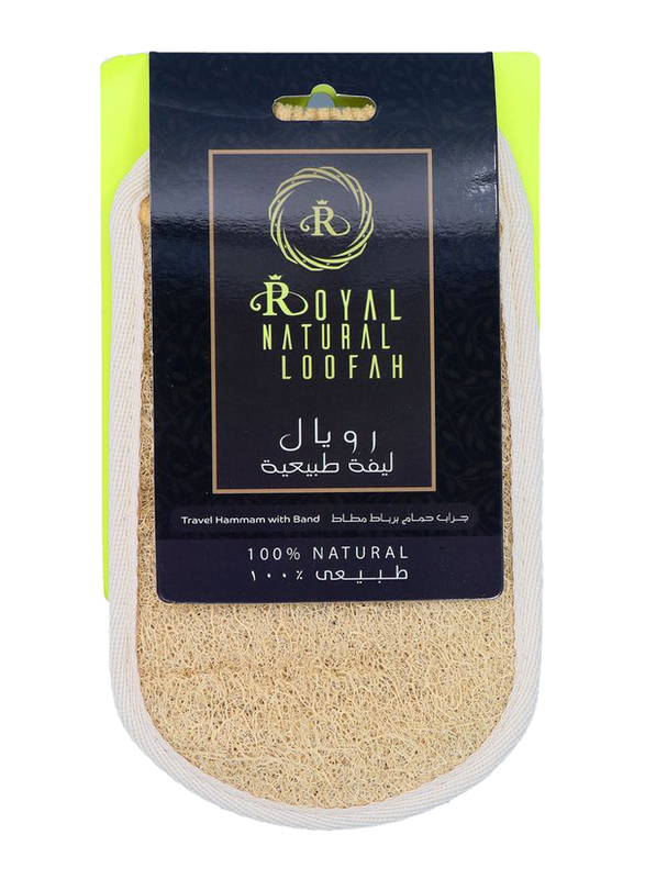 

Royal 100% Natural Travel Hamam Loofah with Band, 1 Piece