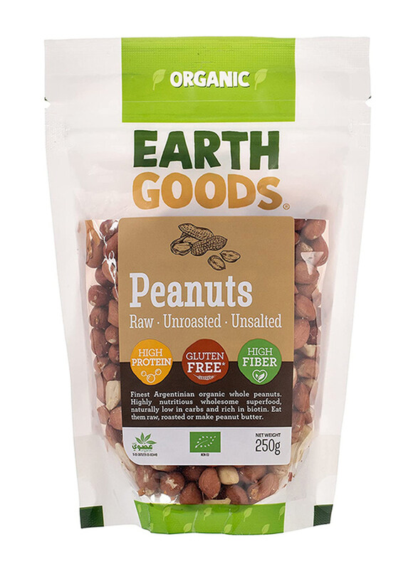 

Earth Goods Organic Peanuts, 250g