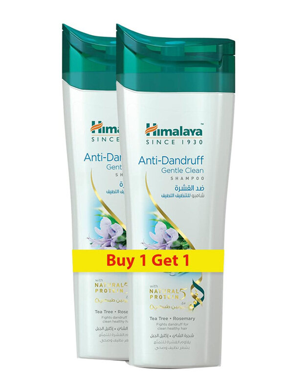 

Himalaya Anti Dandruff Gentle Clean Shampoo for All Hair Types, 2 x 400ml