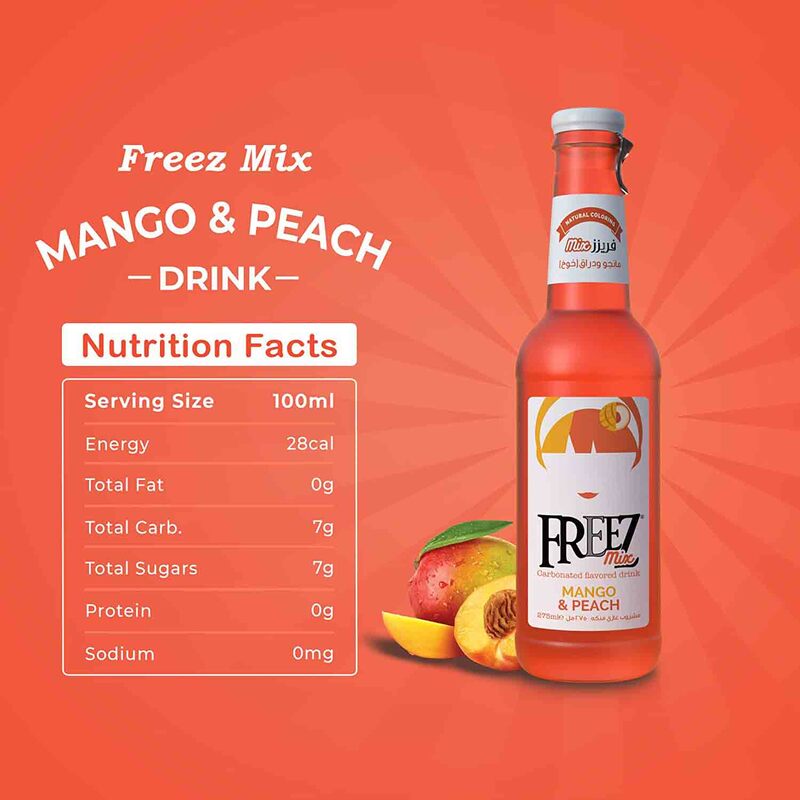 Freez Mix Mango & Peach Drink, 275ml