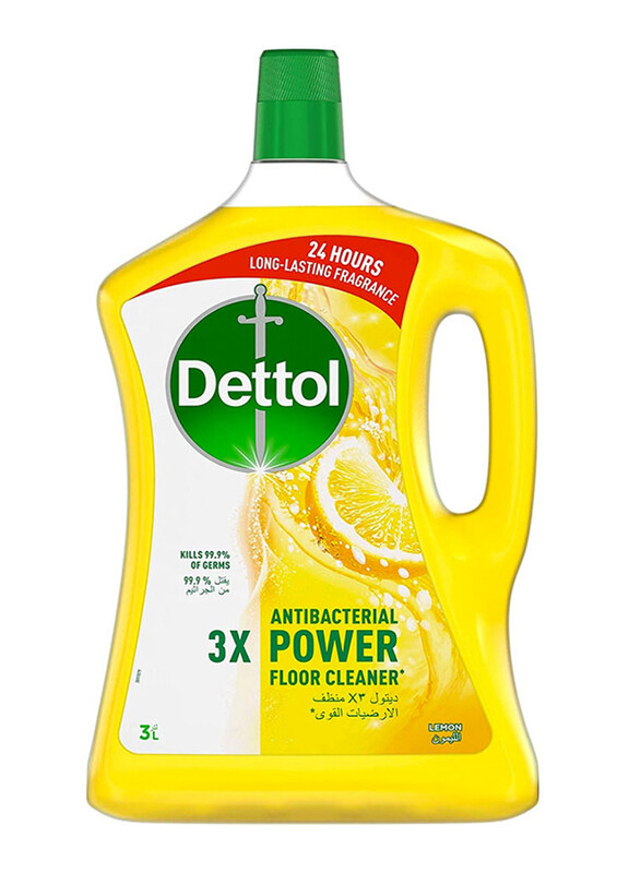 

Dettol Lemon Antibacterial Power Floor Cleaner, 3 Liter