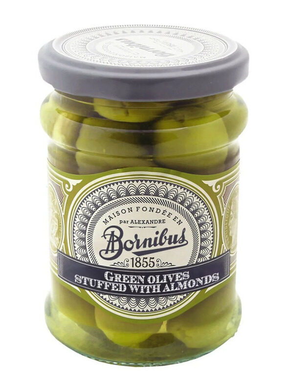 

Bornibus Green Olives Stuff with Almonds, 270g