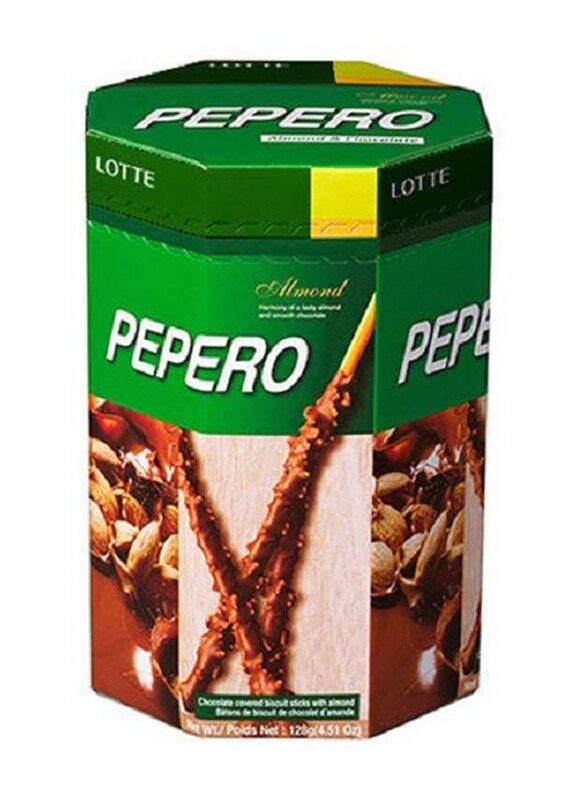 

Lotte Pepero Almond Choco Biscuit, 128g