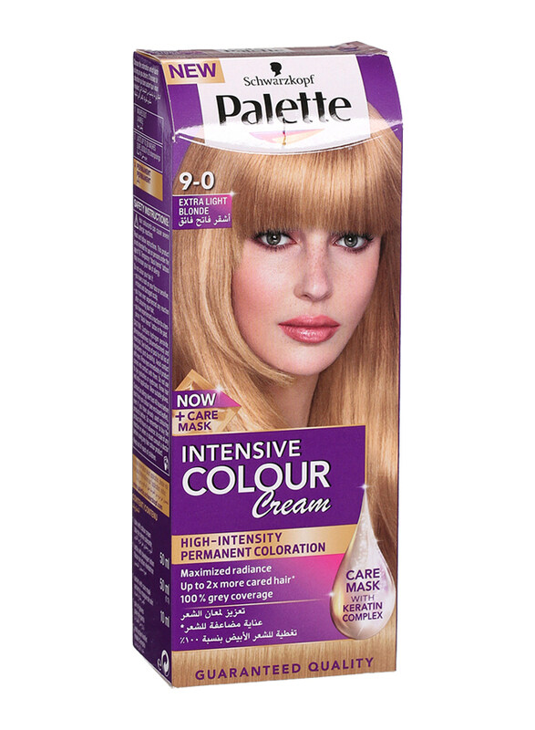 

Schwarzkopf Palette Intensive Hair Colour Cream, 50ml, 9-0 Extra Light Blonde