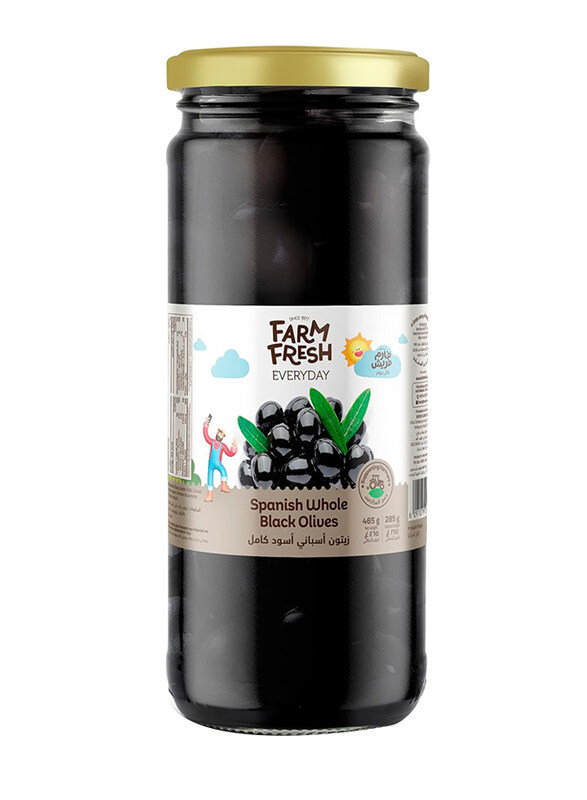 

Farm Fresh Black Whole Olives, 465g