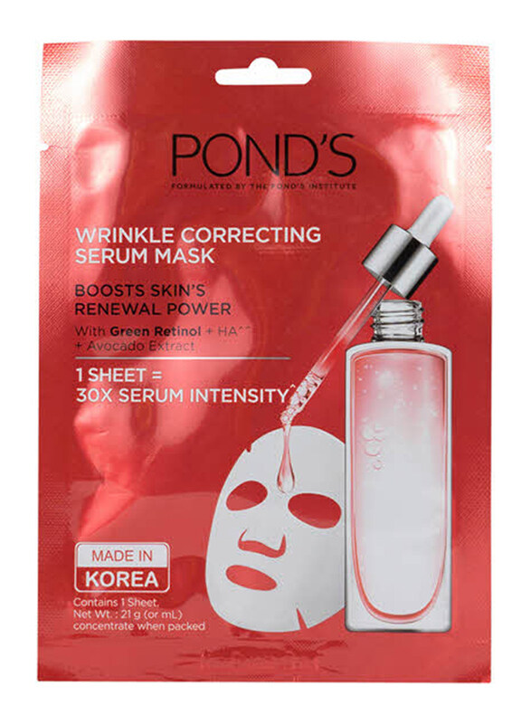 

Ponds Wrinkle Correcting Serum Mask, 21ml