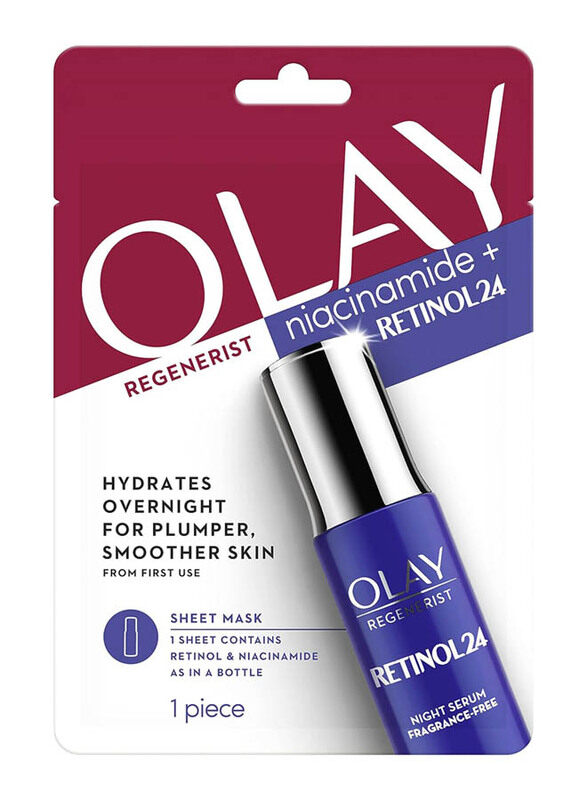 

Olay Regenerist Niacinamide + Retinol24 Sheet Mask, 1 Mask