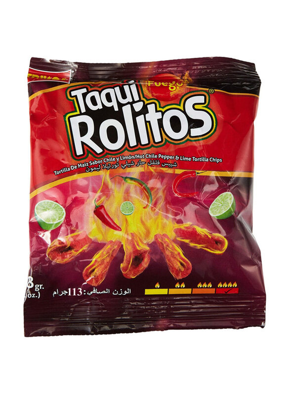 

Fuego Taqui Rolitos Hot Chilli Pepper & Lime, 113g