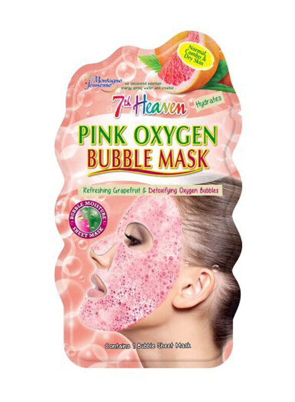 

Montagne Jeunesse 7th Heaven Pink Oxygen Bubble Mask, 1 Piece