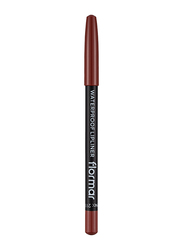 Flormar Waterproof Lipliner Pencil, 211 Classical Brown, Brown