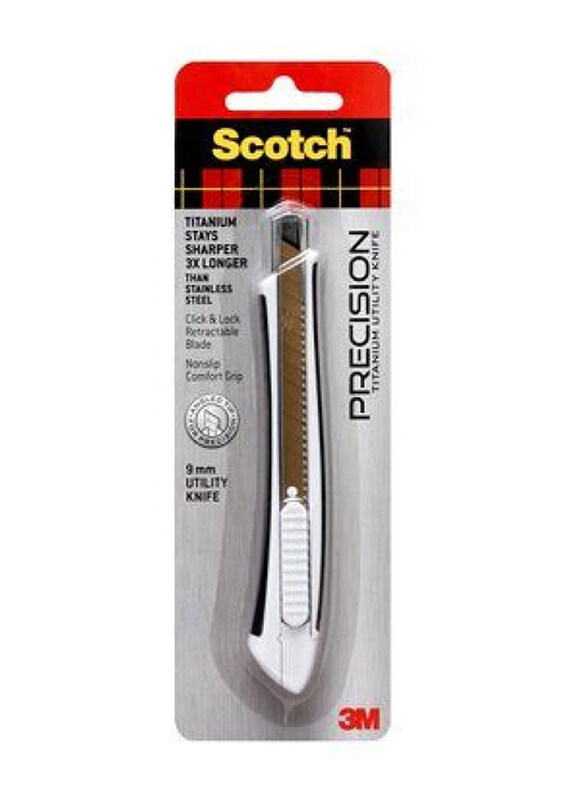 

Scotch 9mm Small Precision Titanium Utility Knife, Multicolour